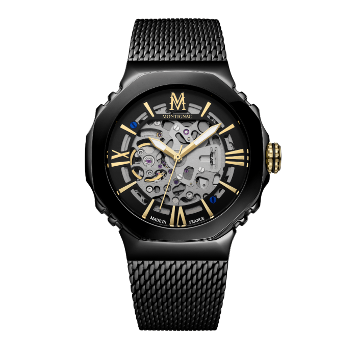 MONTIGNAC Montre MONTIGNAC Homme Automatique en Acier MOW1110