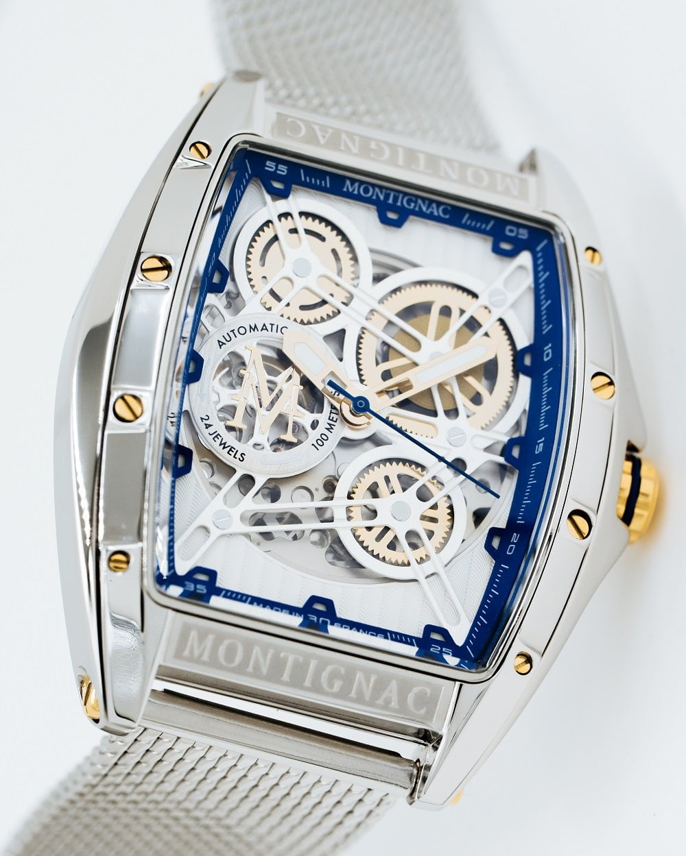 MONTIGNAC Montre MONTIGNAC Homme Automatique en Acier MOW1213