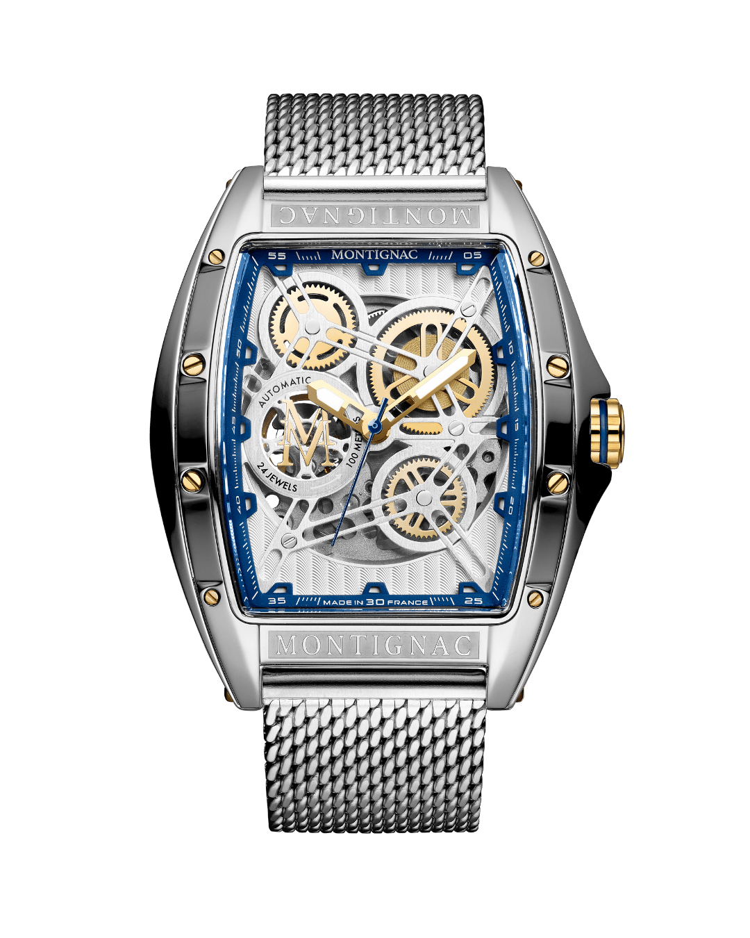 MONTIGNAC Montre MONTIGNAC Homme Automatique en Acier MOW1213