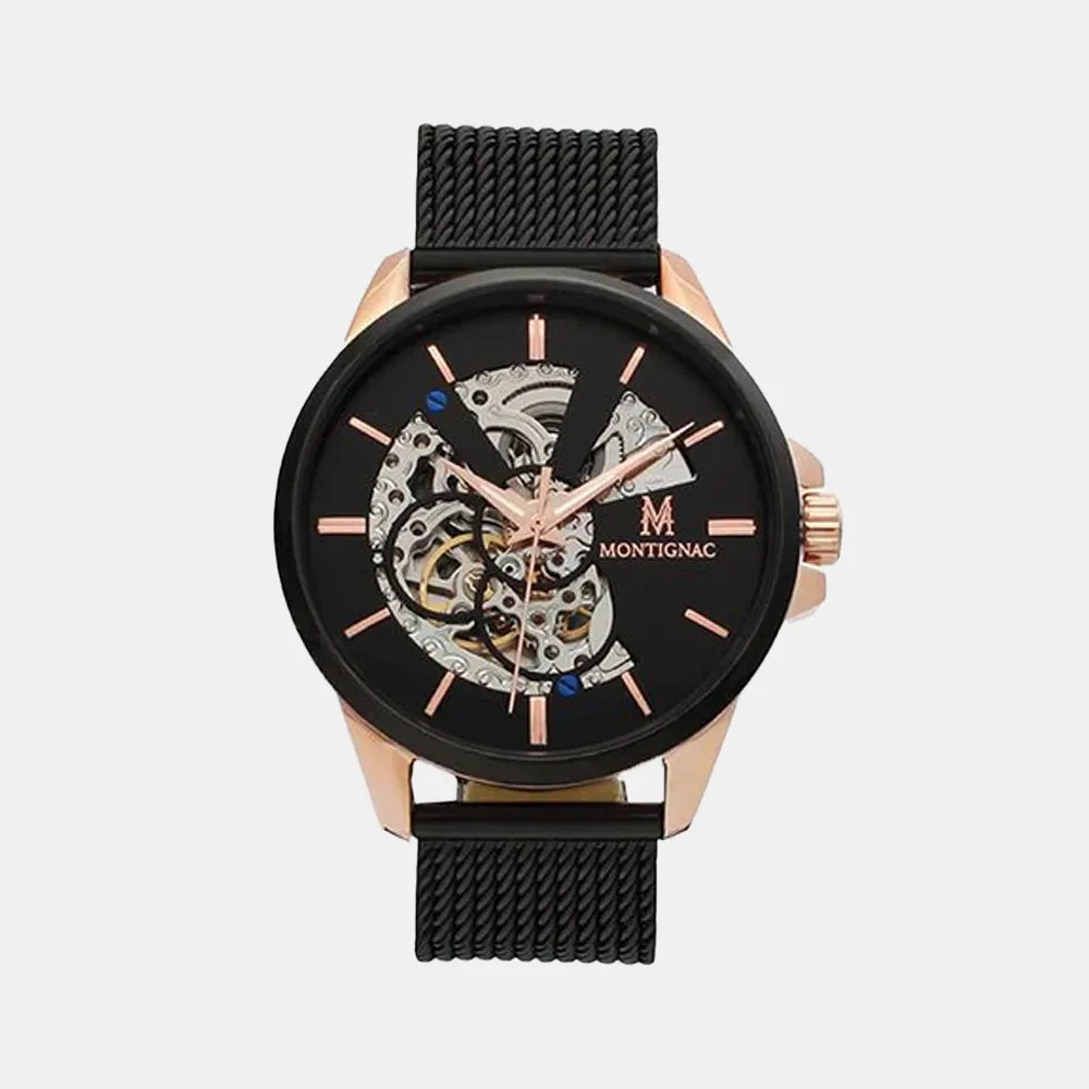 MONTIGNAC Montre MONTIGNAC Homme Automatique en Acier MOW401