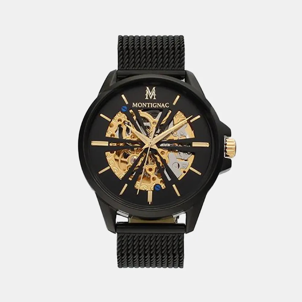 MONTIGNAC Montre MONTIGNAC Homme Automatique en Acier MOW403