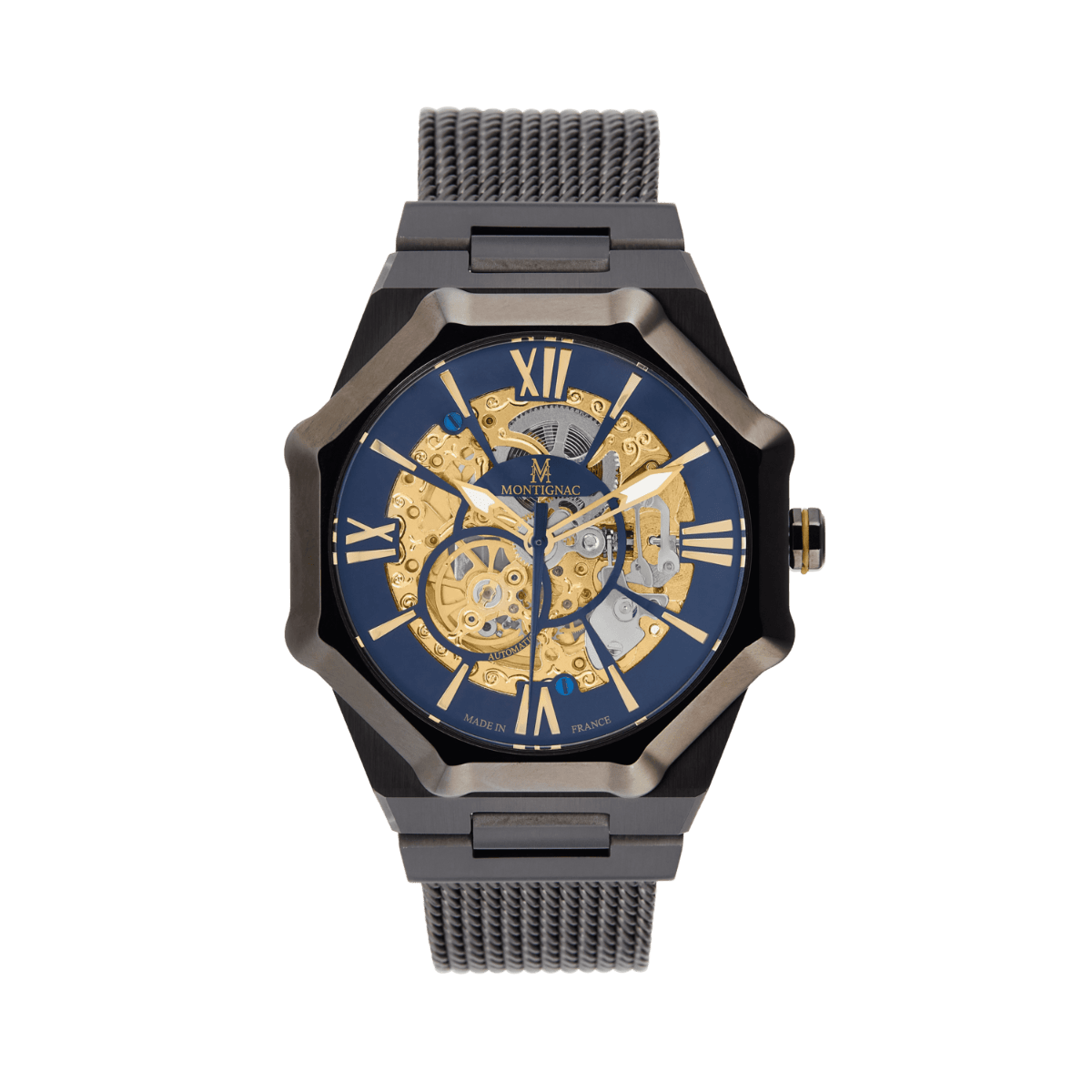 MONTIGNAC Montre MONTIGNAC Homme Automatique en Acier MOW808