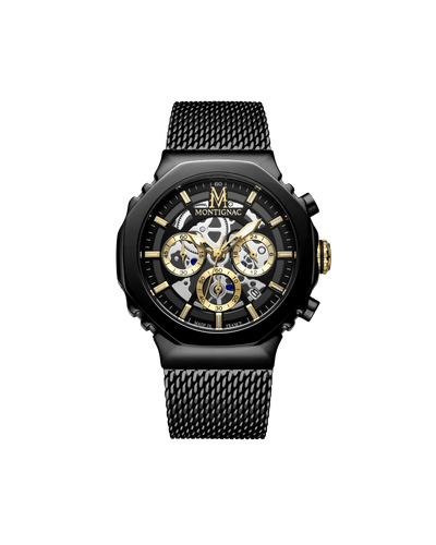 MONTIGNAC Montre MONTIGNAC Homme Chronographe en Acier Milanais MOW1205