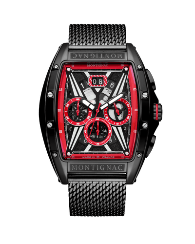 MONTIGNAC Montre MONTIGNAC Homme Chronographe en Acier MOW1214