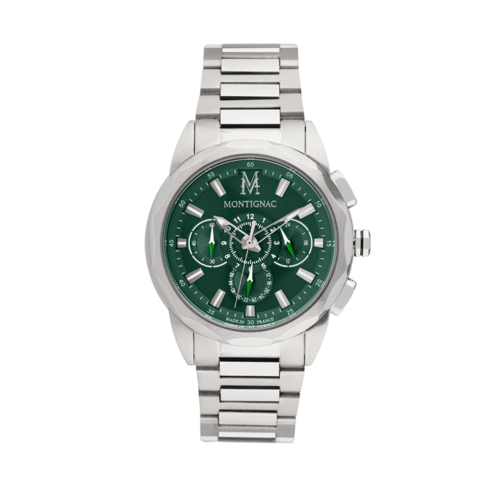 MONTIGNAC Montre MONTIGNAC Homme Chronographe en Acier MOW906