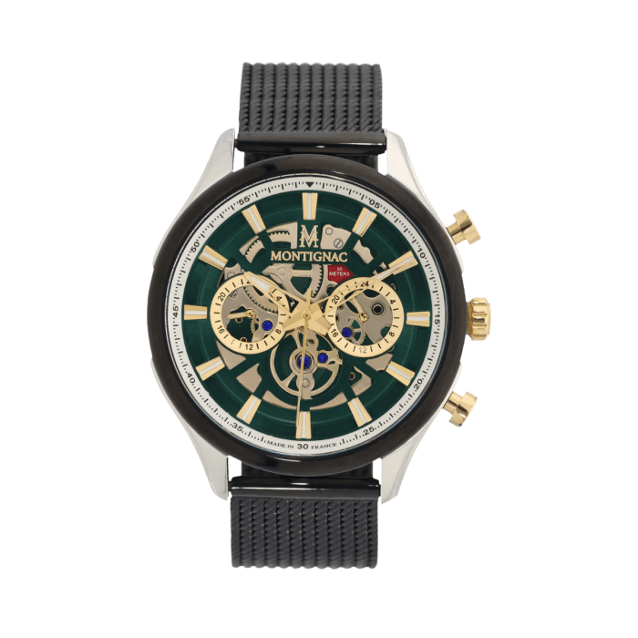 MONTIGNAC Montre MONTIGNAC Homme en Acier Milanais MOW1000