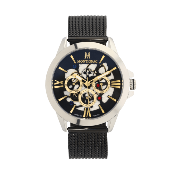MONTIGNAC Montre MONTIGNAC Homme en Acier Milanais MOW1002