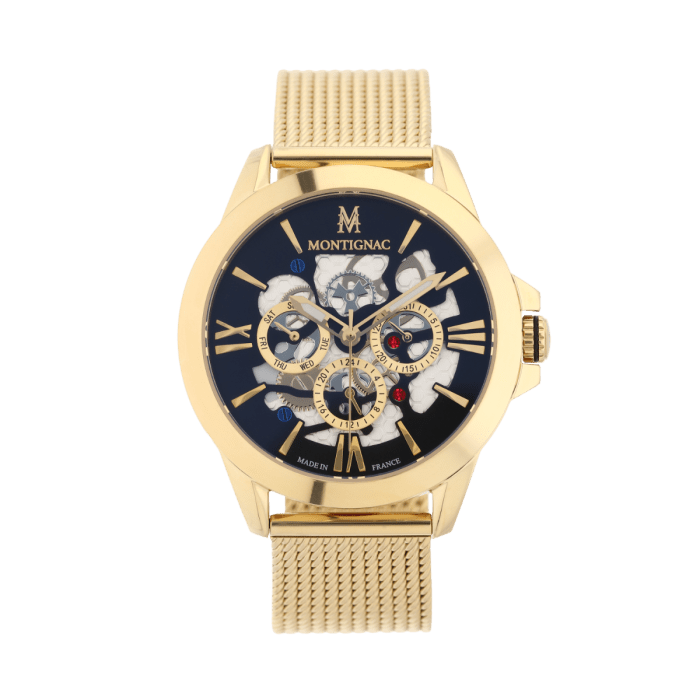 MONTIGNAC Montre MONTIGNAC Homme en Acier Milanais MOW1003