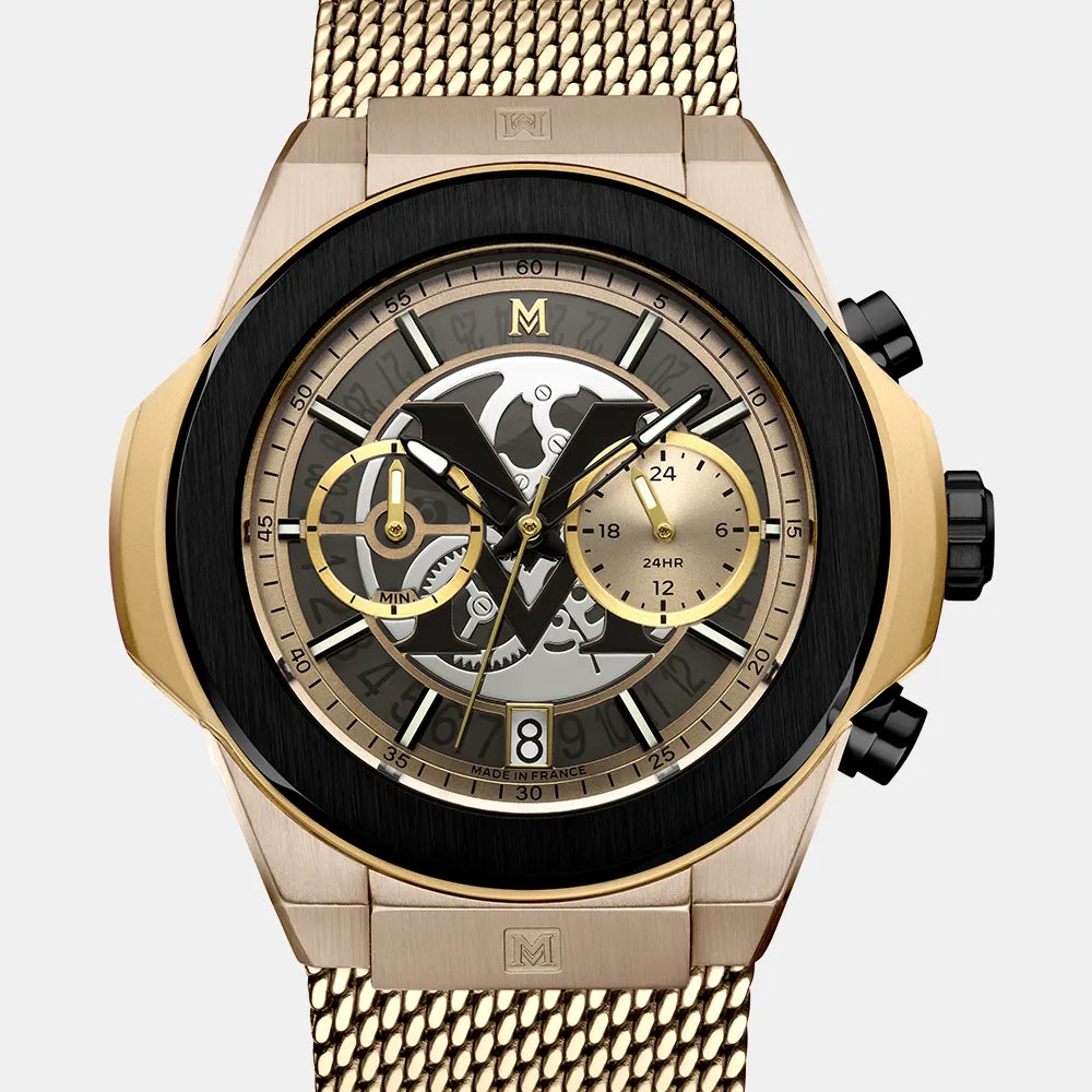 MONTIGNAC Montre MONTIGNAC Homme en Acier Milanais MOW1307