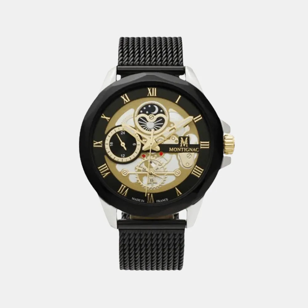 MONTIGNAC Montre MONTIGNAC Homme en Acier Milanais MOW612