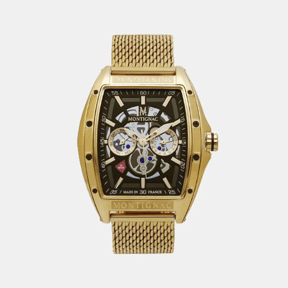 MONTIGNAC Montre MONTIGNAC Homme en Acier Milanais MOW703