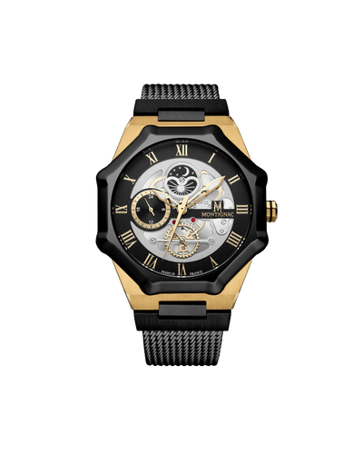 MONTIGNAC Montre MONTIGNAC Homme Multifonction en Acier MOW1210