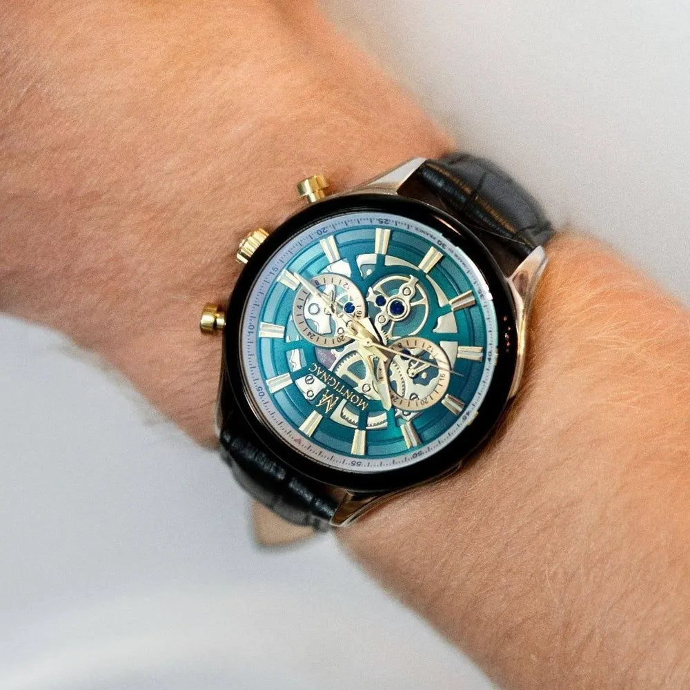 MONTIGNAC Montre MONTIGNAC Origine Homme en Cuir MOW609