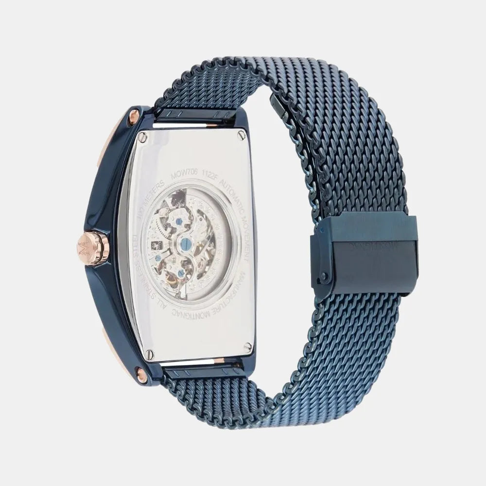 MONTIGNAC Montre MONTIGNAC Paladin Homme Automatique en Acier Milanais MOW706