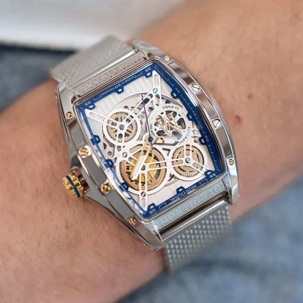 MONTIGNAC Montre MONTIGNAC Paladin Homme Automatique en Acier MOW1213