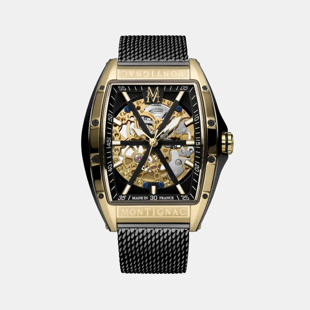 MONTIGNAC Montre MONTIGNAC Paladin Homme Automatique en Acier MOW413