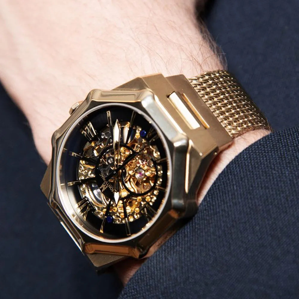 MONTIGNAC Montre MONTIGNAC Sentinel Homme Automatique en Acier MOW807