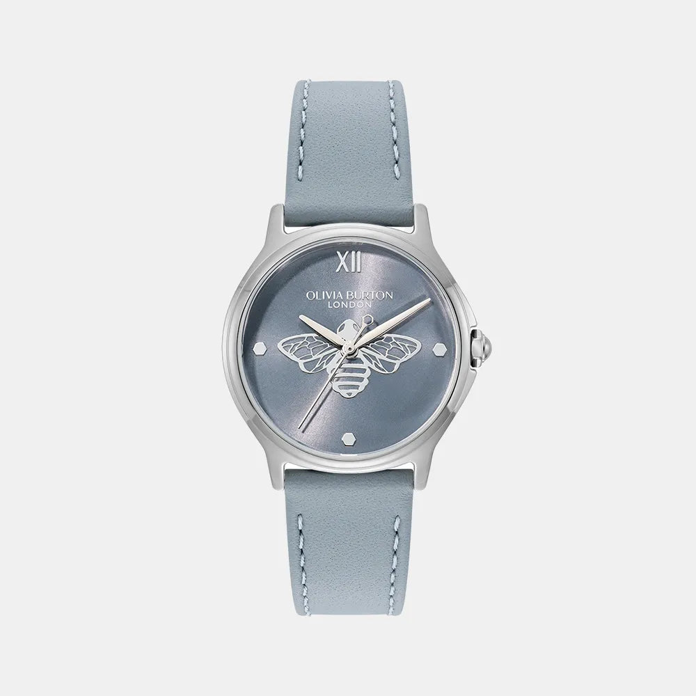 OLIVIA BURTON Montre OLIVIA BURTON Femme Classic Bee en Cuir Bleu 24000343