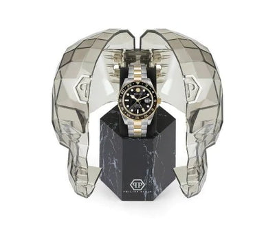 PHILIPP PLEIN Montre PHILIPP PLEIN Homme Gmt-I Challenger en Acier PWYBA0323