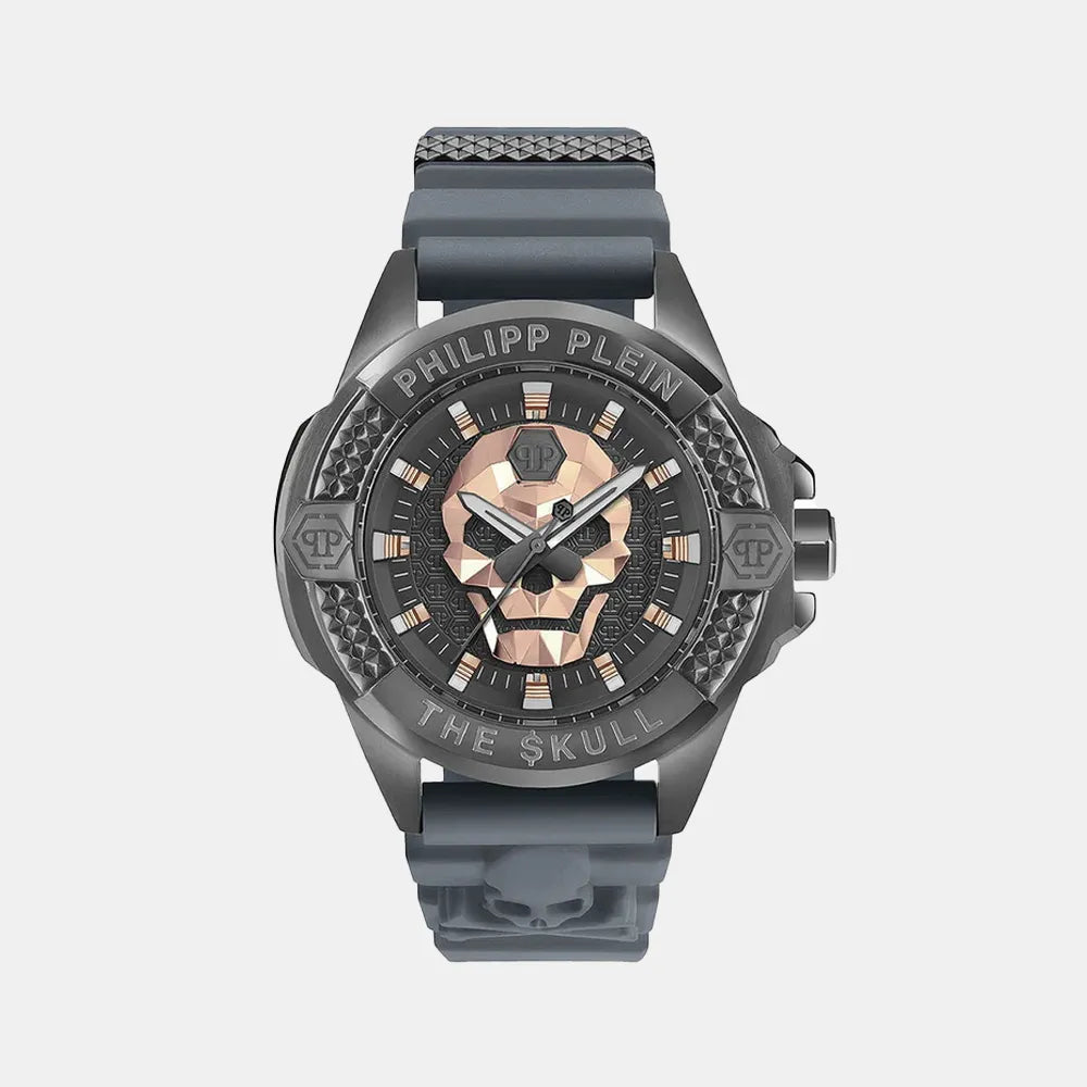 PHILIPP PLEIN Montre PHILIPP PLEIN Homme The $kull en Silicone Gris PWAAA2324