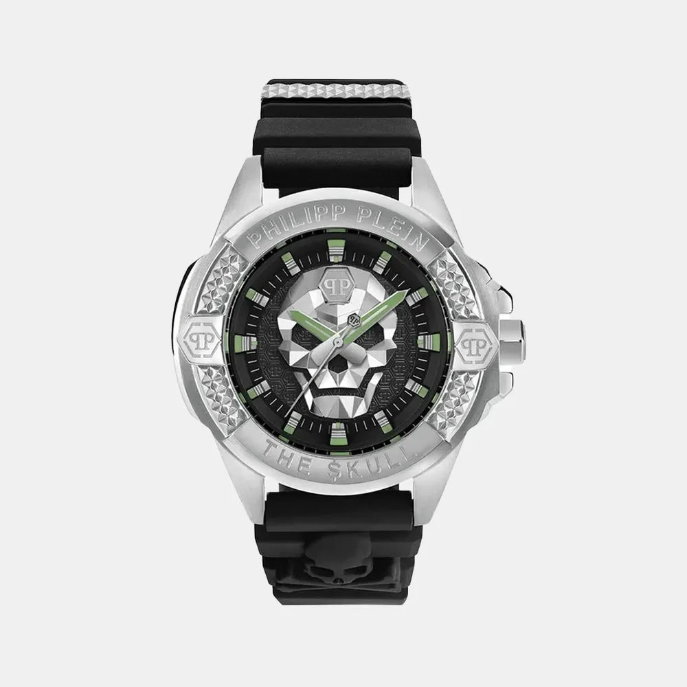 PHILIPP PLEIN Montre PHILIPP PLEIN Homme The $Kull en Silicone Noir PWAAA0121