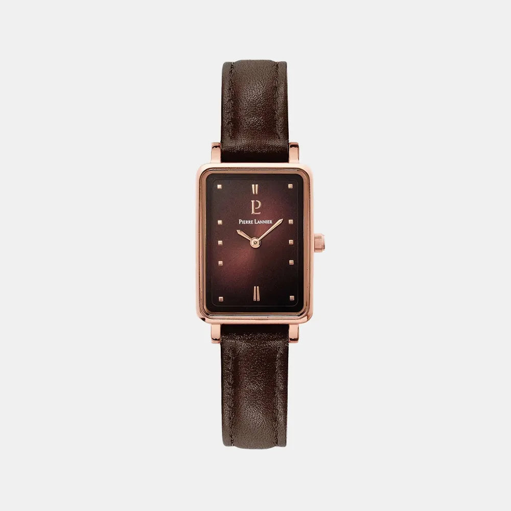PIERRE LANNIER Montre PIERRE LANNIER Femme Ariane en Cuir Marron 050K984