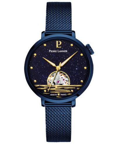 PIERRE LANNIER Montre PIERRE LANNIER Femme Australe en Acier Milanais Bleu 148H866