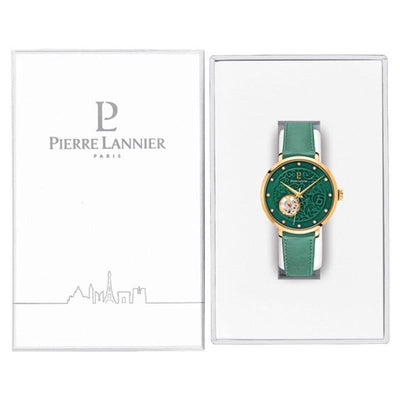 PIERRE LANNIER Montre PIERRE LANNIER Femme Eolia Automatic en Cuir 310F577