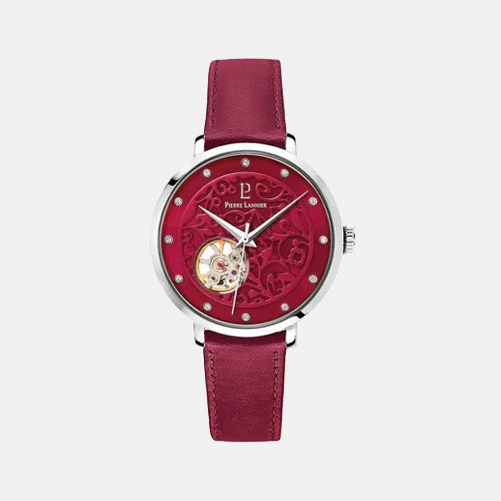 PIERRE LANNIER Montre PIERRE LANNIER Femme Eolia Automatic en Cuir 311D655