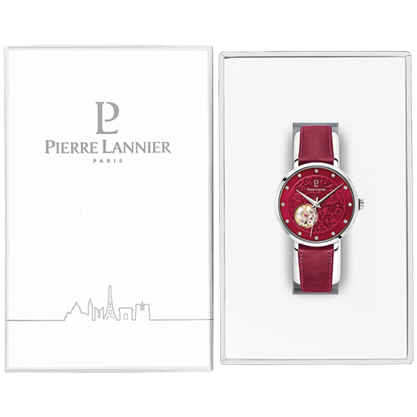 PIERRE LANNIER Montre PIERRE LANNIER Femme Eolia Automatic en Cuir 311D655