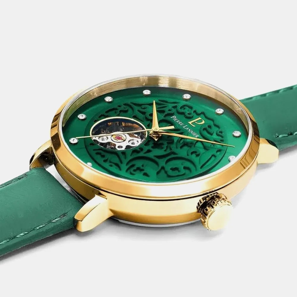 PIERRE LANNIER Montre PIERRE LANNIER Femme Eolia Automatique en Cuir 310F577