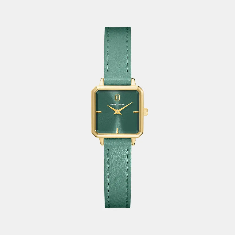 PIERRE LANNIER Montre PIERRE LANNIER Femme Leonor en Cuir Vert 072J577