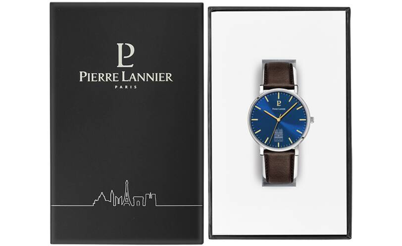 PIERRE LANNIER Montre PIERRE LANNIER Homme COEUR BATTANT en Cuir 298D164