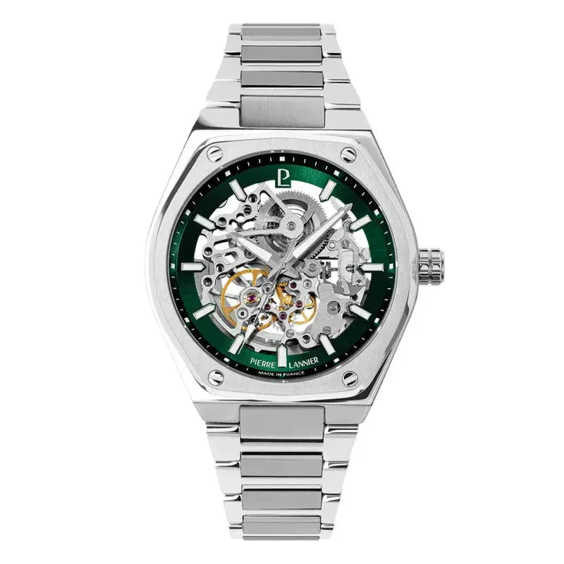 PIERRE LANNIER Montre PIERRE LANNIER Homme Copilote Automatique en Acier 308G171