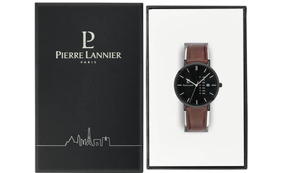 PIERRE LANNIER Montre PIERRE LANNIER Homme Data en Cuir 243H434