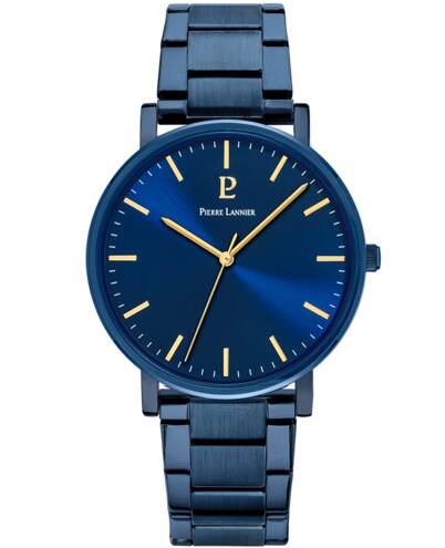 PIERRE LANNIER Montre PIERRE LANNIER Homme Essential en Acier Bleu 252G469
