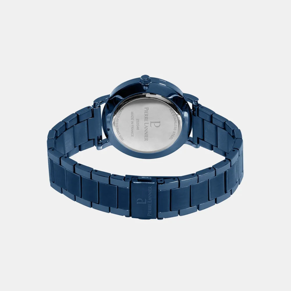 PIERRE LANNIER Montre PIERRE LANNIER Homme Essential en Acier Bleu 252G469
