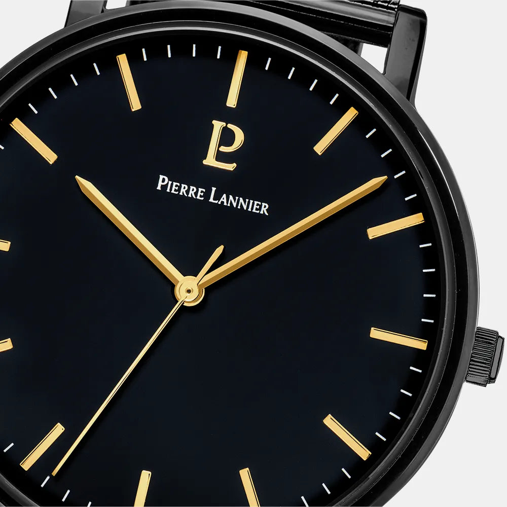 PIERRE LANNIER Montre PIERRE LANNIER Homme Essential en Acier Milanais 218F439