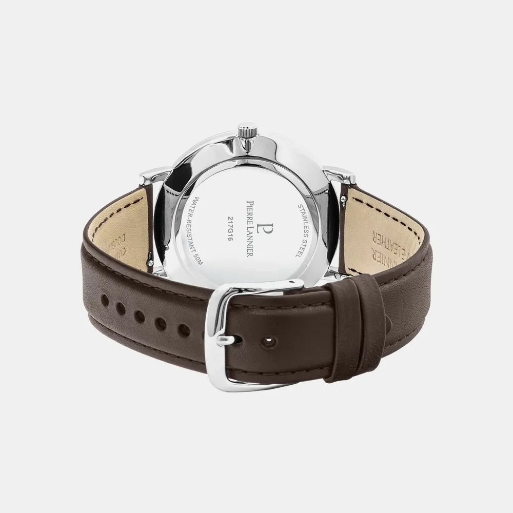 PIERRE LANNIER Montre PIERRE LANNIER Homme Essential en Cuir 217G164
