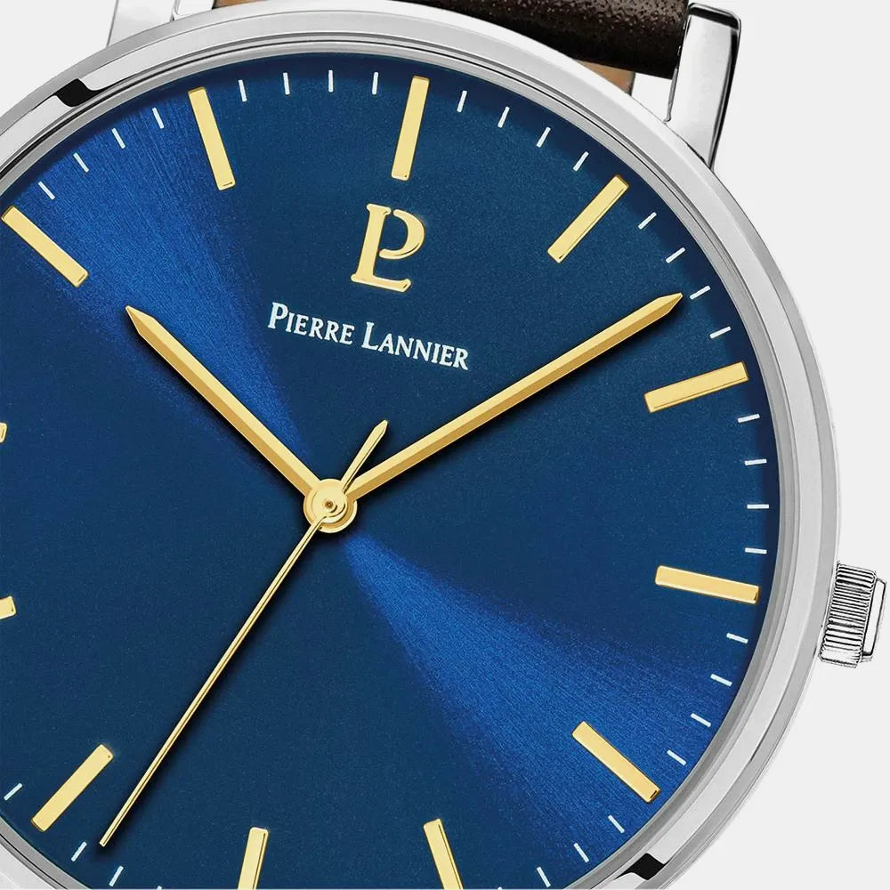 PIERRE LANNIER Montre PIERRE LANNIER Homme Essential en Cuir 217G164