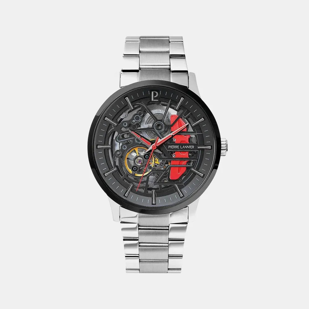 PIERRE LANNIER Montre PIERRE LANNIER Homme Paddock Automatique en Acier 343B151