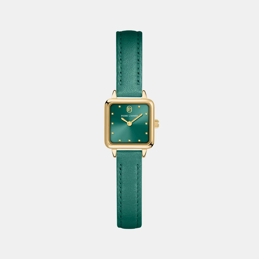 PIERRE LANNIER Montre PIERRE LANNIER Neora Femme en Cuir Vert 059H577