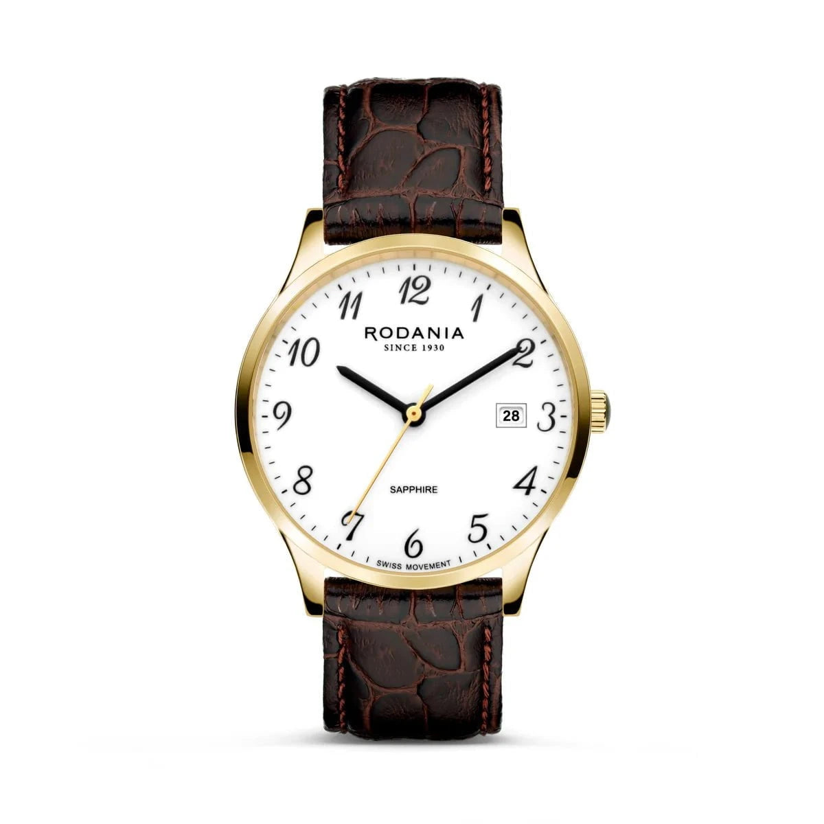 RODANIA Montre RODANIA Homme en Cuir Marron R22059