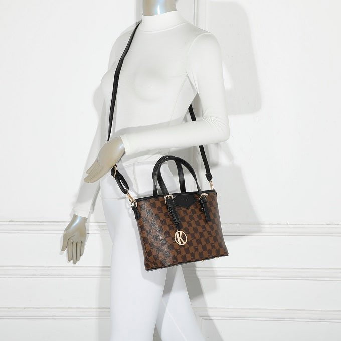 SAC TEMPKA Sac à Main TEMPKA TM-9426-4BROWN/BLACK