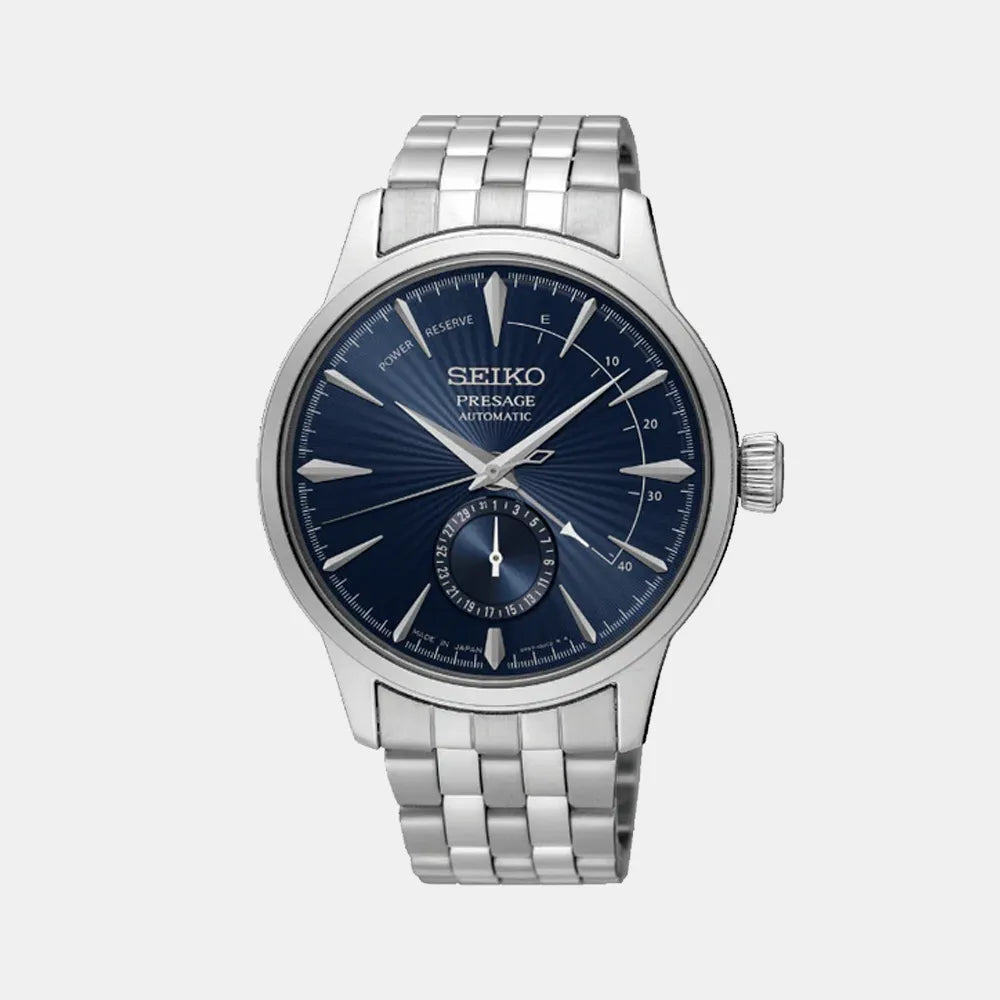 SEIKO Montre SEIKO Homme Presage Cocktail Automatique avec Réserve de Marche SSA347J1