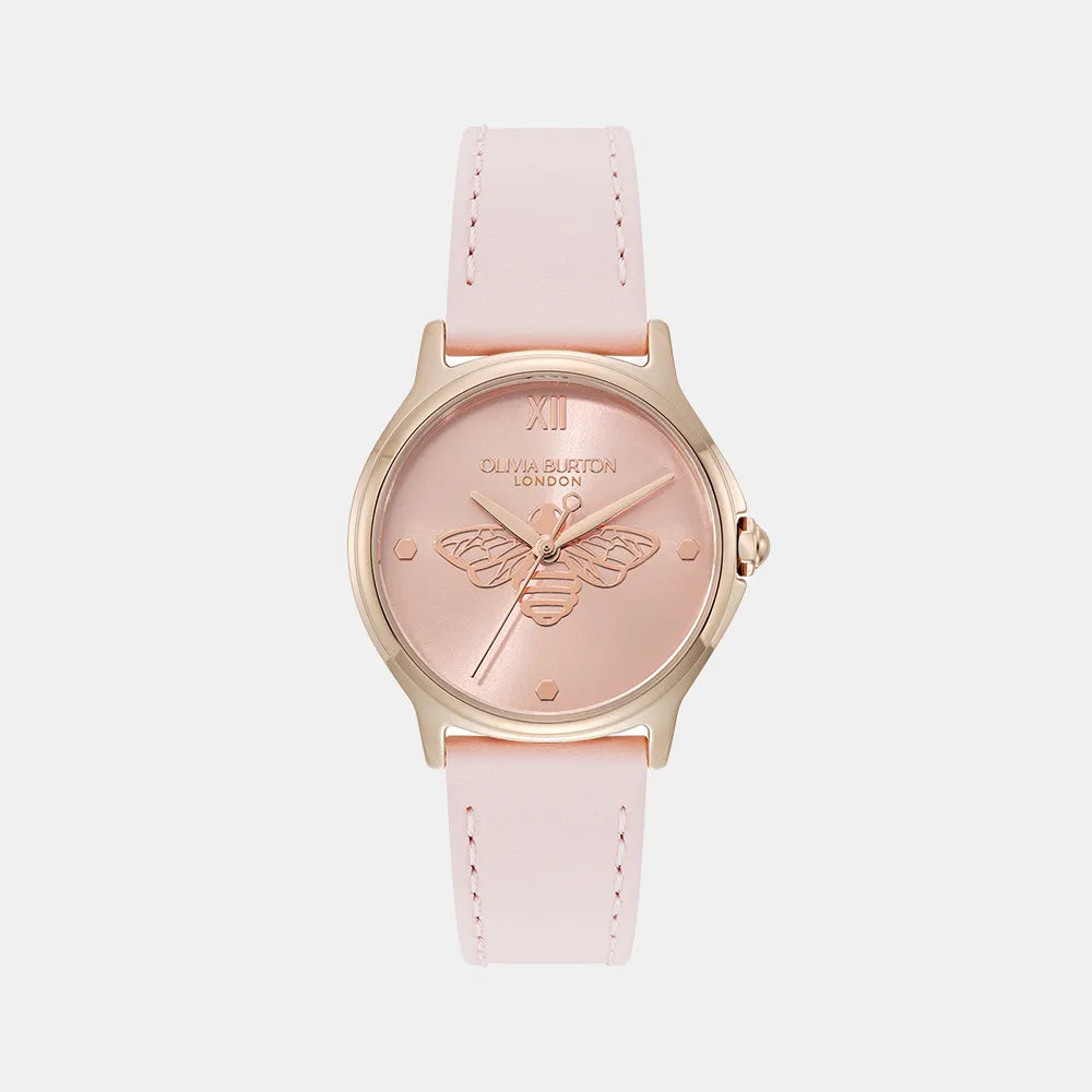 Tempka Montre OLIVIA BURTON Femme Westbourne en Cuir Rose 24000345