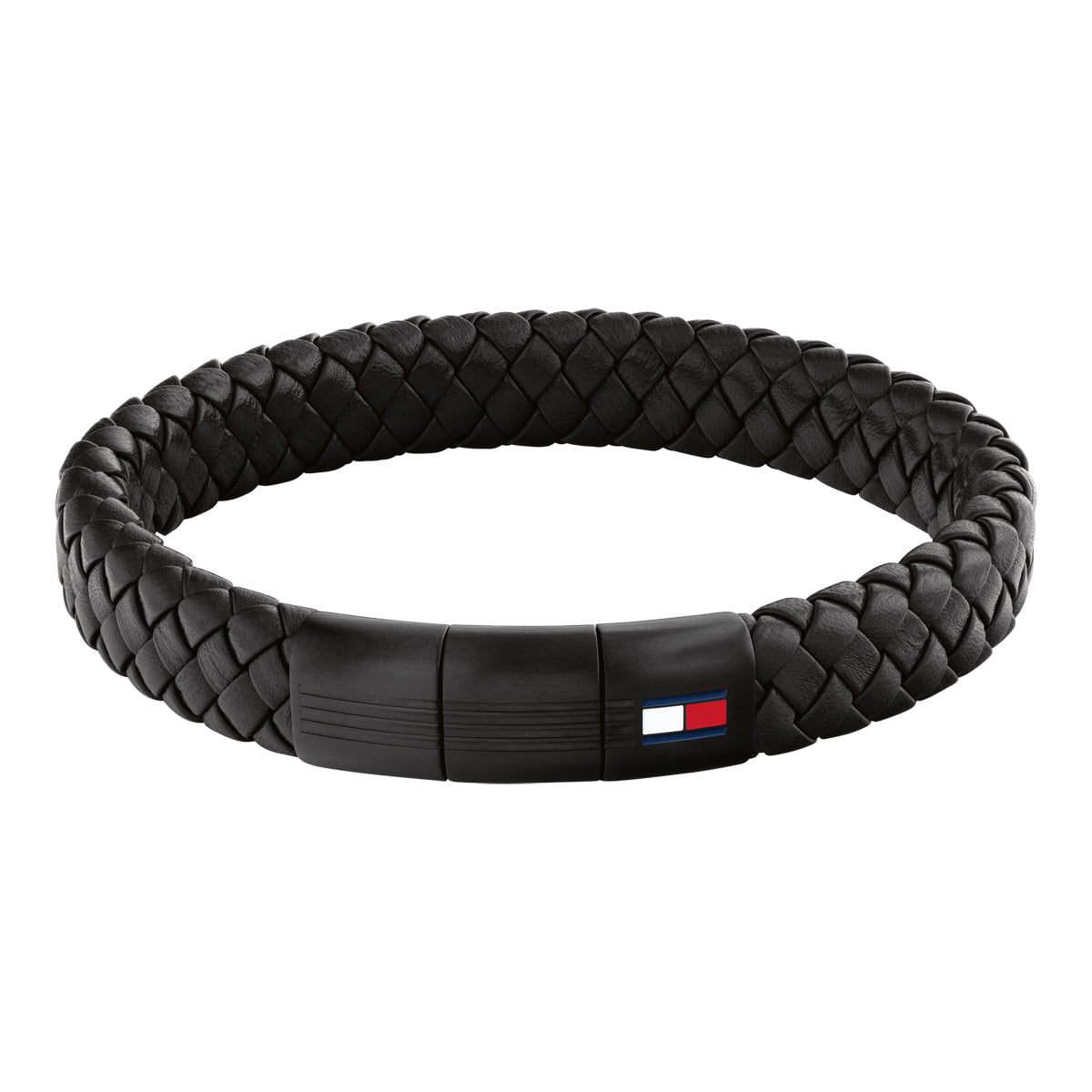 TOMMY HILFIGER BIJOUX Bracelet TOMMY HILFIGER BIJOUX Homme en Cuir Noir 2790662