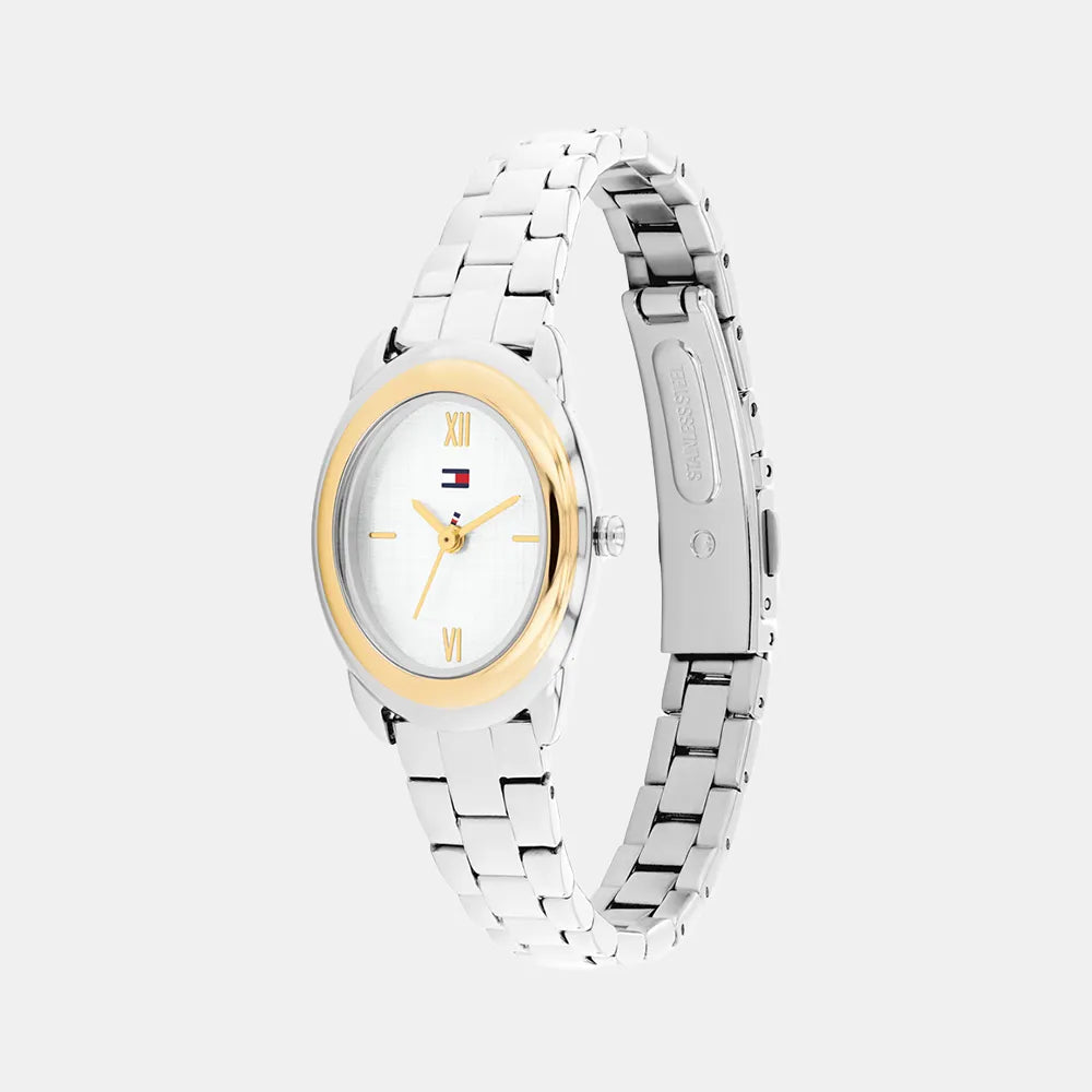 TOMMY HILFIGER Montre TOMMY HILFIGER Femme DEMI OVAL en Acier  1782874
