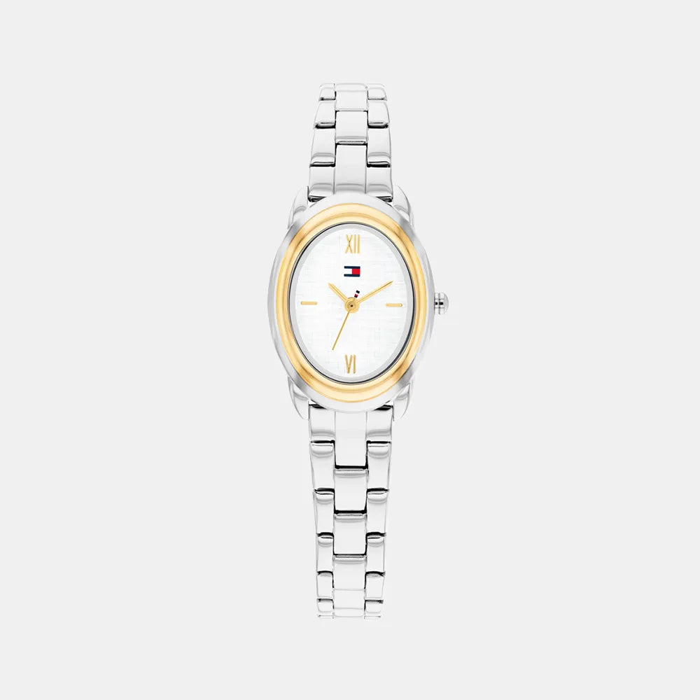 TOMMY HILFIGER Montre TOMMY HILFIGER Femme DEMI OVAL en Acier  1782874