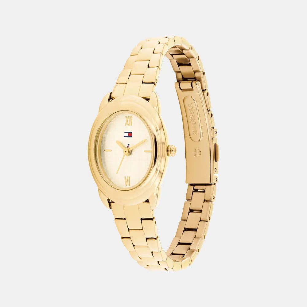 TOMMY HILFIGER Montre TOMMY HILFIGER Femme DEMI OVAL en Acier 1782875